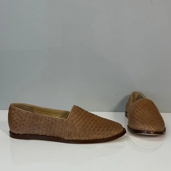 Nisolo Mara Woven Leather Brown Almond Flats Size 7.5 Quiet Luxury Capsule - Picture 2 of 15